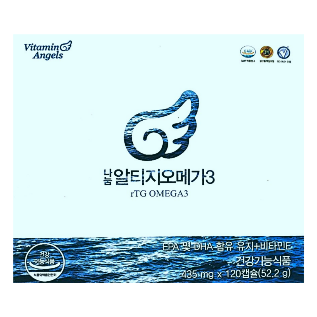 <b>비타민엔젤스</b> 나눔 알티지 <b>오메가3</b> 435mg x 120캡슐 2개월분