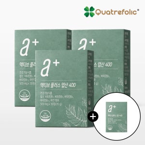 [3+1] 뉴트리모어 활성엽산 액티브 플러스 엽산 400 임신준비 임산부 영양제 30정, 4개