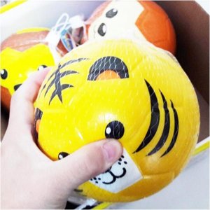 초등 가벼운 피구 놀이 공 스펀지 볼 어린이 말랑말랑 캐릭터 고무공 1개