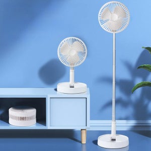 안테나 높이조절 탁상용 선풍기 접이식 폴딩팬