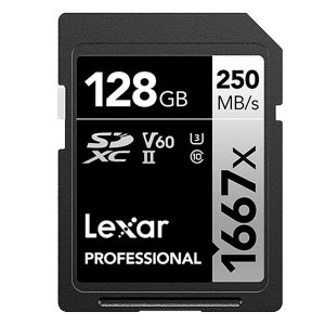 캐논 R8 소니 A7M4 SD카드 128GB 메모리 렉사 1667X 128기가 UHS-II