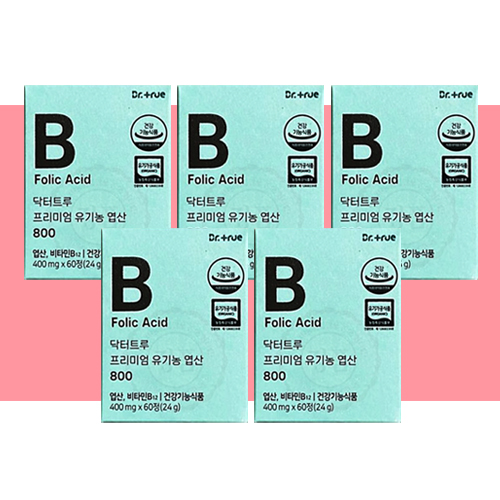 유기농임산부엽산800 닥터<b>트루 임신</b>축하선물 활성엽산800