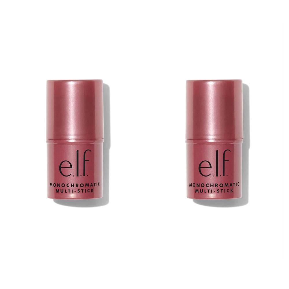 e.l.f 모노크로매틱 멀티 스틱 2팩 스파클링 로즈 e.l.f., Monochromatic Multi Stick, Creamy, Lightweigh