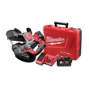 밀워키 밴드쏘 M18 CBS125-502C FUEL 충전 밴드쇼 세트 18V