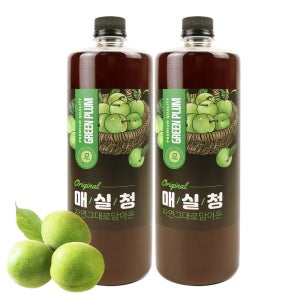 하동 숙성 매실원액 매실청 1000ml 2병 새콤달콤 매실액 액기스