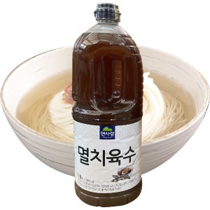 면사랑 멸치육수 1.8리터 국수육수 / 멸치국수장국