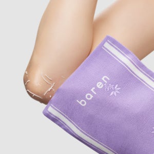 바렌 스파앳홈 소프트 때밀이 장갑 샤워타올 목욕 때필링 스크럽 바디 각질제거 때수건 2개입