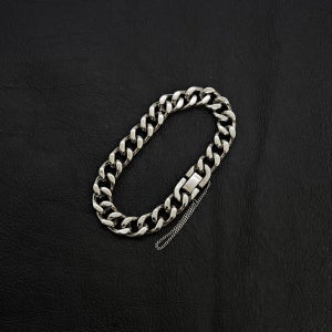 데일리 써지컬스틸 체인 남자 팔찌 유광, 무광, 유화