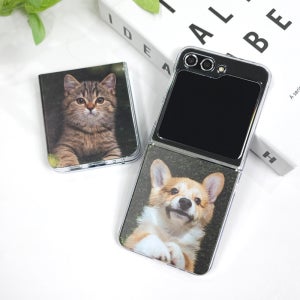 강아지 고양이 반려동물 주문제작 이미지 포토 Z플립케이스 핸드폰케이스