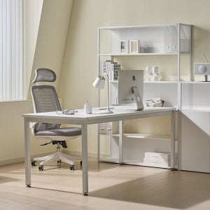 티에스퍼니처 E0 TS-04 철제 25T책상 가정용 사무용 다용도 테이블 심플 인테리어 데스크 1200x600