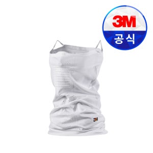 3M 넥쿨러 에어 버프 여름용 쿨 마스크 자외선차단 목토시 바라클라바 스노우화이트 1개