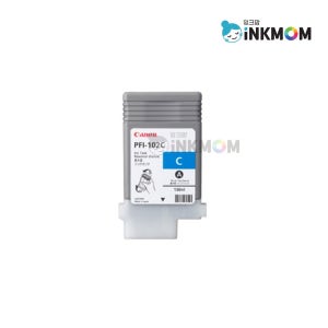 캐논 PFI-102C 파랑 정품잉크 iPF 500 510 600 605 610 700 710