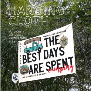 고급형 브러시트 테피스트리 차박커튼 캠핑카창 문 장식커튼 캠핑용장식천