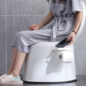 포타포티 변기 이동식 의자 노인 환자용 간이 좌변기