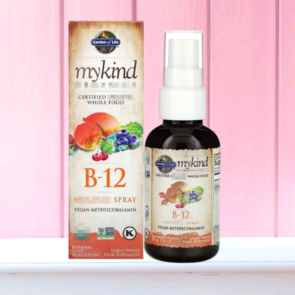 <b>가든오브라이프 비타민B12</b> 스프레이 라즈베리 58ml