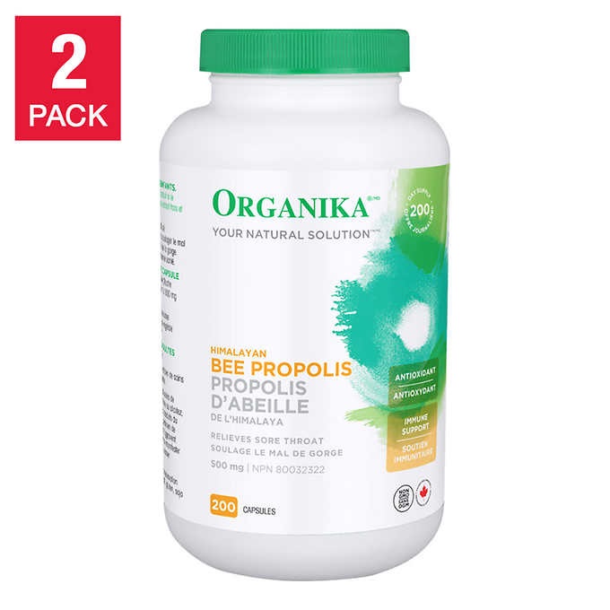 <b>Organika</b> - Bee Propolis 200caps. - 올가니카 프로 폴리스 200정 X 2병