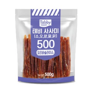 테비 사사미 육포 오리슬라이스, 500g, 1개