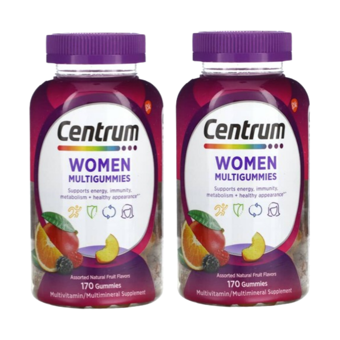 1+1 센트룸 <b>포우먼</b> <b>멀티</b> 종합<b>비타민</b> 구미 젤리 <b>여성용</b> 170정 체리 딸기 오렌지
