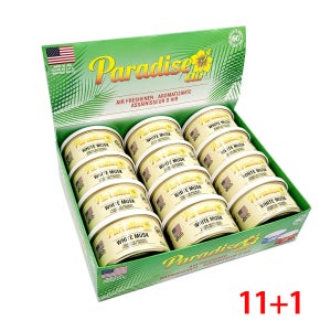 파라다이스 에어 방향제 캔타입 ( 화이트머스크 11+1 ) 차량용 실내용