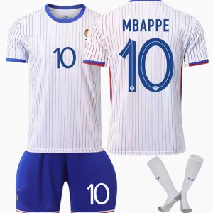 프랑스 축구 유니폼 2024 국대 어웨이 음바페 어린이 축구복 반티 커스텀마킹