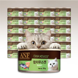 ANF 고양이캔 간식 참치무스, 95g, 24개