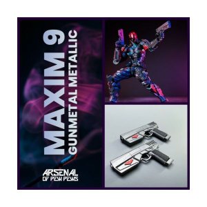 엑스맨 피규어 레전드 액션 마블 Maxim 9 x2 GUNMETAL 세트 112 스케일 3D 프린팅 건