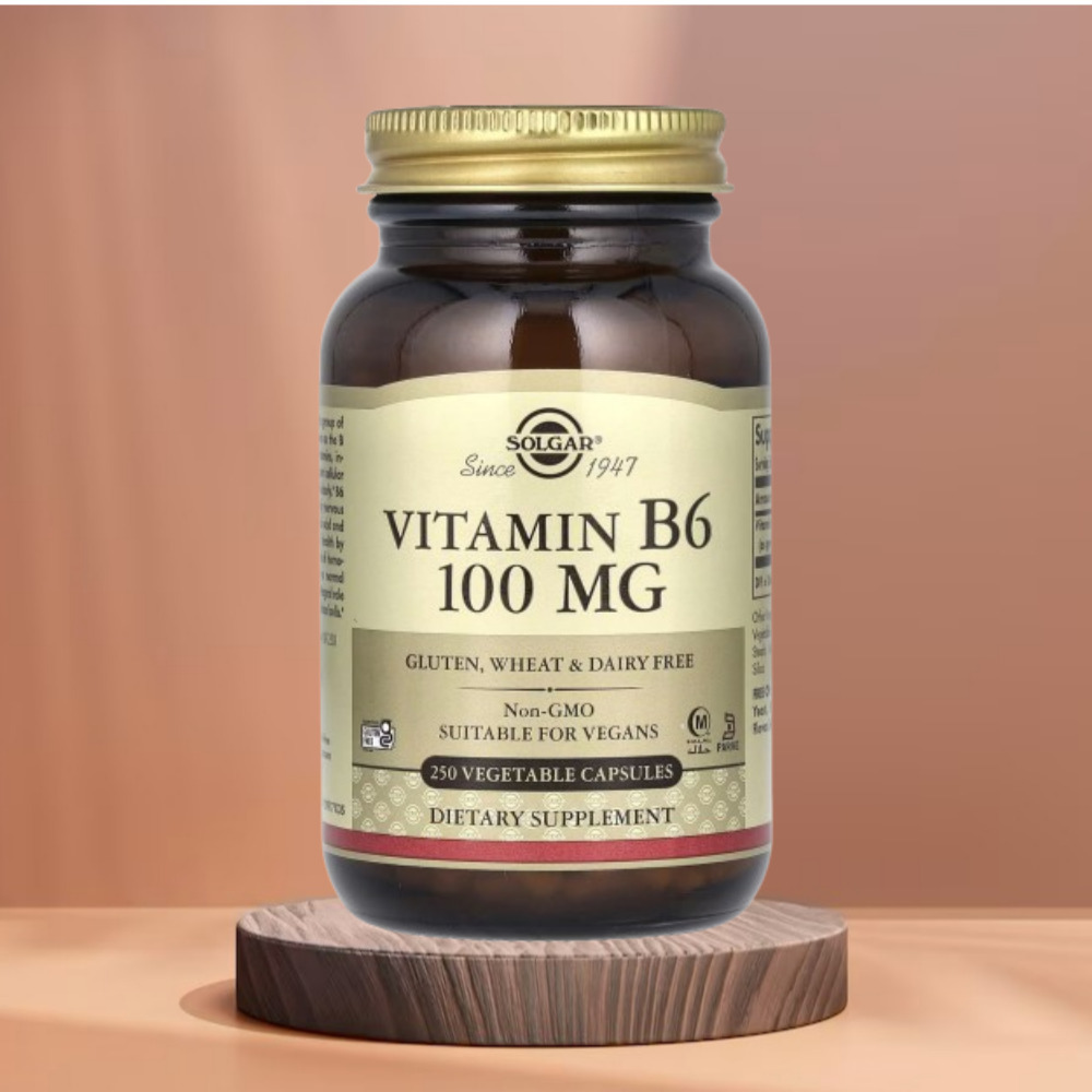 비타민 Vitamin B6 피리독신 100mg 베지 캡슐 250정