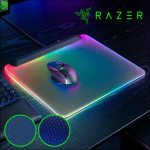 [정발] 레이저코리아 파이어플라이 V2 PRO RGB 마우스패드 블랙