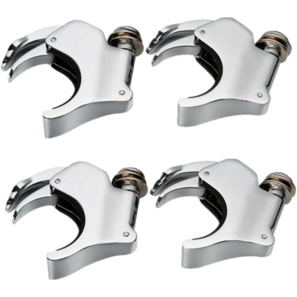 INXXCOROO EUBOEA 41mm 윈드쉴드 윈드스크린 클램프 FXST 핏 와이드<b>글라이드</b> 크롬 <b>아연</b>합금빠른 배송 간편한 설치