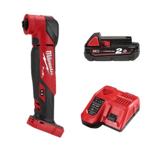 밀워키 M18 FMT-201X 충전 멀티커터 18V 전동 공구 배터리(2.0) 1개 세트
