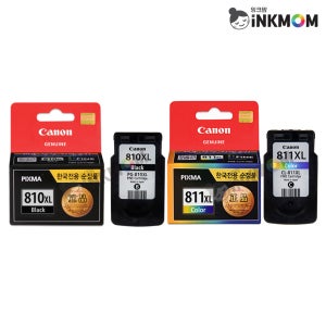 PG-810XL (캐논 810XL Black) CL-811XL (캐논 810XL Black) 검정 칼라 정품잉크 SET