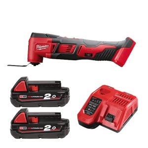 밀워키 M18 BMT-202 무선 멀티커터 18V 충전 공구 배터리(2.0) 2개 세트