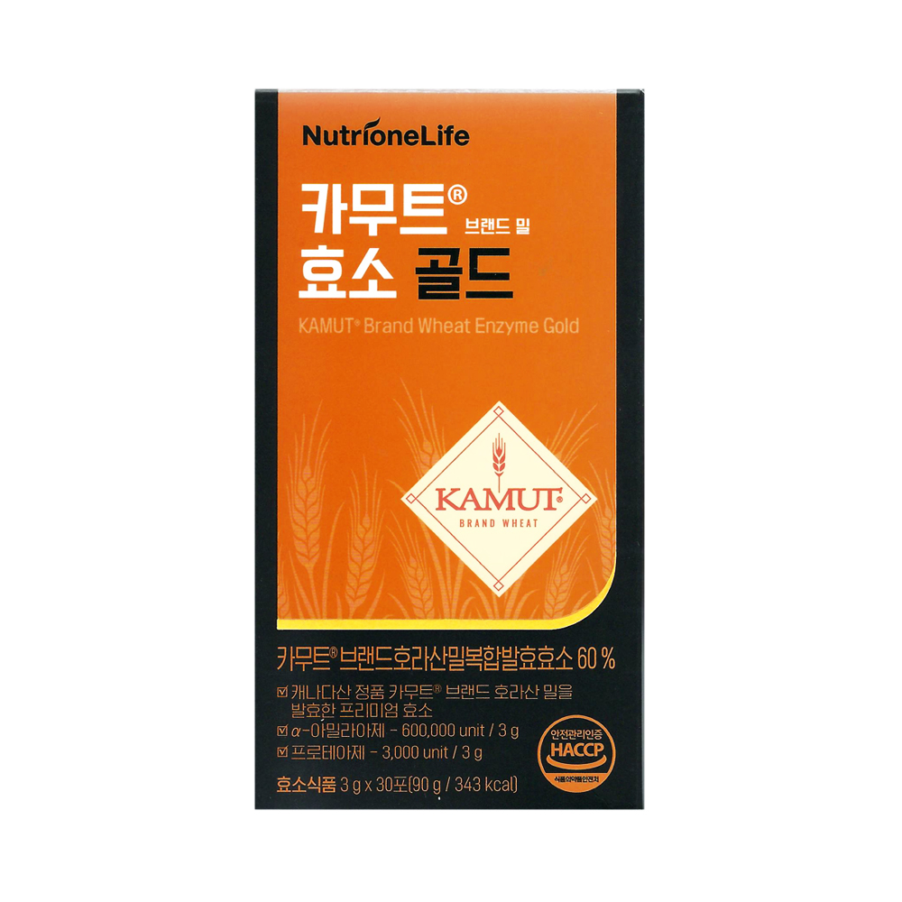 뉴트리원 카무트 <b>효소</b> 골드 3g x 30포