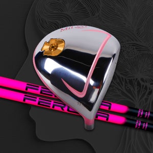 [핑크 에디션] 미라이 여성 고반발 스컬 핑크 드라이버 11도+페루가 TSS