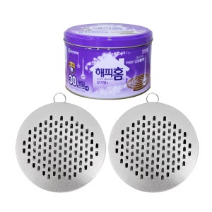 해피홈 모기향 캔30P+연소기2개 캠핑장모기약 모기향거치대 케이스