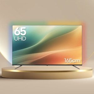 루컴즈 최신형 65인치 구글OS 스마트TV 165cm 4K UHD TV 스탠드직배/자가설치