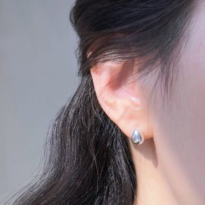 [데이엔더/실버925] 레인 드롭 귀걸이 l 데일리 미니 순은 여자 이어링