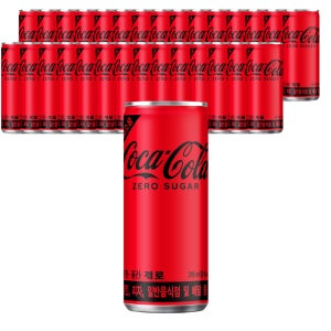 코카콜라 제로 245ml X 30캔 업소용