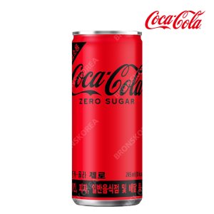코카콜라 제로 245ml X 30캔 (1박스) 제로탄산 캔 음료수 탄산