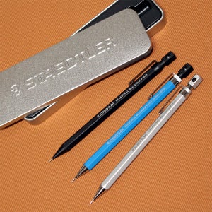스테들러 헥사고날 925 77 개선판 블랙 고급샤프 펜슬 0.5