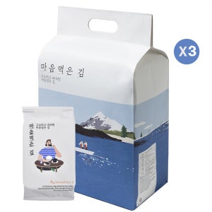 버틀러 도시락김 조미김 올리브유 아보카도유 마음먹은 김 24개입, 3개