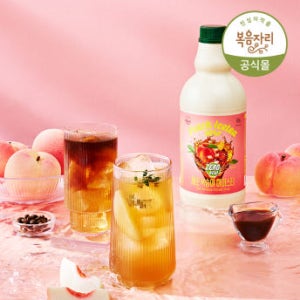 복음자리 제로 복숭아 아이스티 1.47L 무설탕 저당 저칼로리 카페