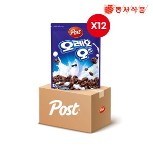 포스트 오레오오즈 500g 12개입 초코 시리얼