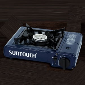 안전인증 SUNTOUCH 자동이탈 국물받이 야외용 업소용 식당용 소형 가스렌지 버너 휴대용 미니 가스레인지 ST7000