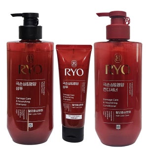 려 함빛 극손상 앤 영양 샴푸 기획세트(480ml+112ml)+컨디셔너 480ml