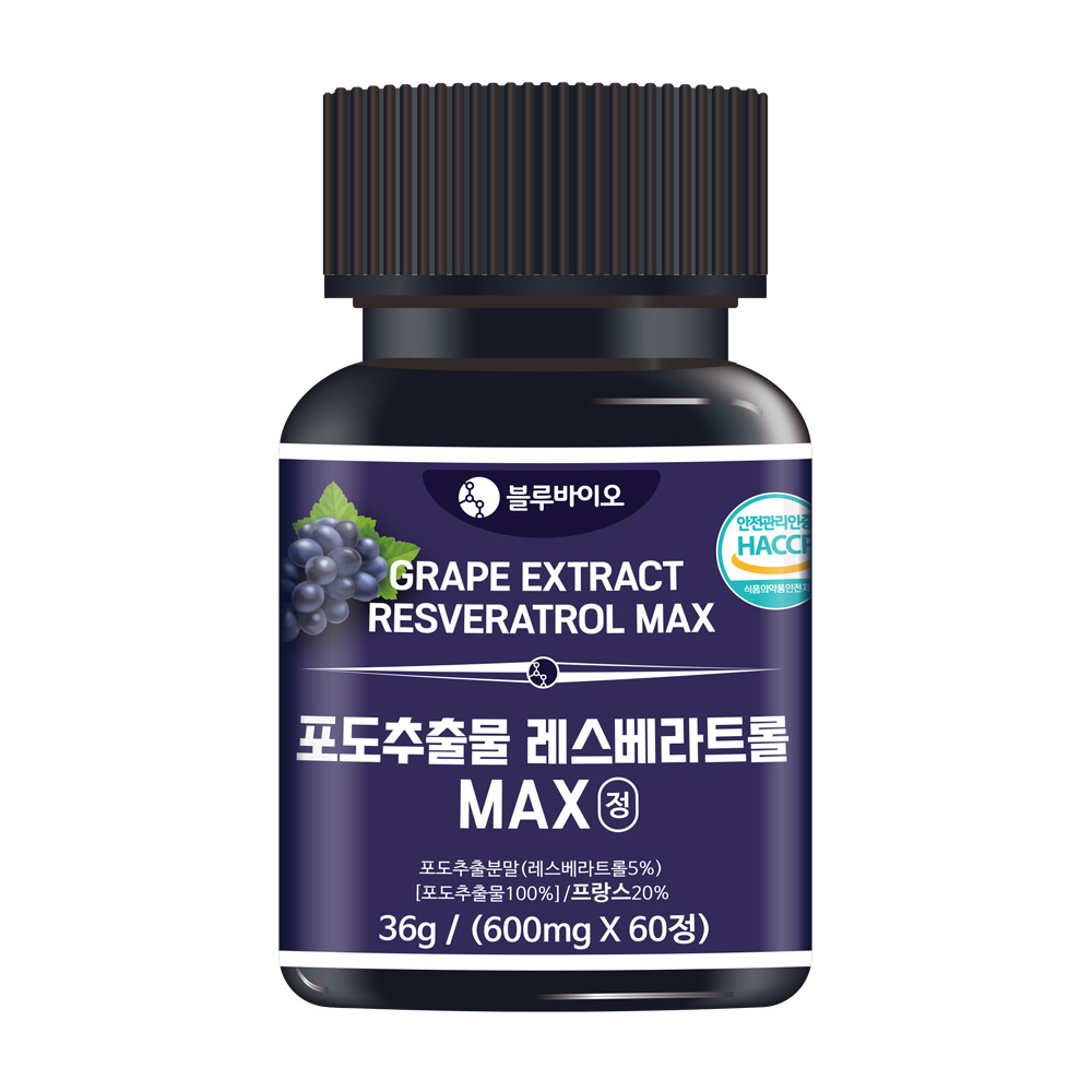 <b>포도추출물</b> 레스베라트롤 MAX 600mg