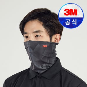 3M 넥쿨러 버프 바라클라바 쿨 멀티스카프 목토시 자외선차단 등산 골프 마스크 블랙 1개