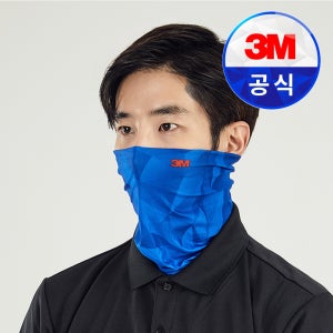 3M 넥쿨러 버프 바라클라바 쿨 멀티스카프 목토시 자외선차단 등산 골프 마스크 블루 1개