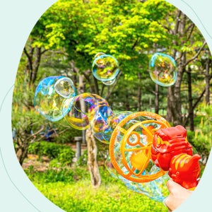 대량거품 이중버블 공룡버블건 어린이제품 안전인증 야외놀이