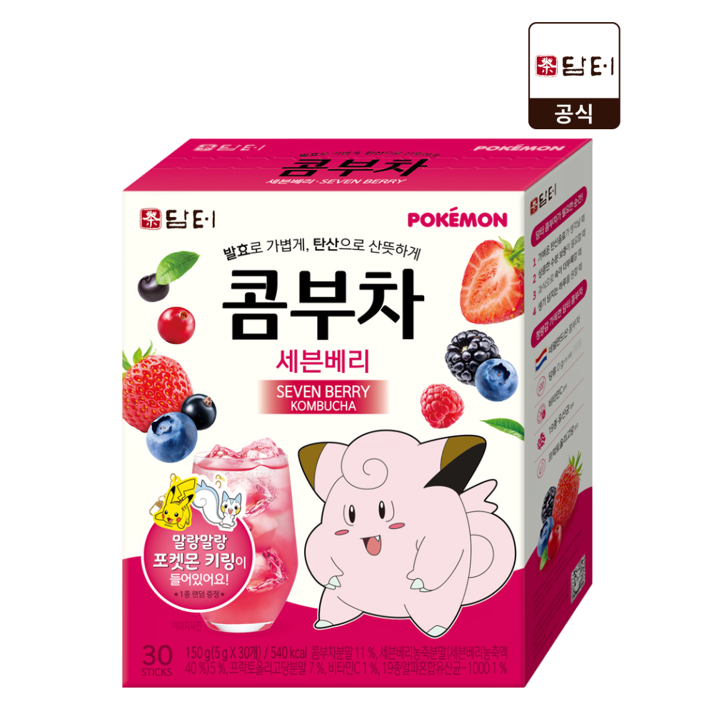 담터 포켓몬 콤부차 세븐베리 성분 분석